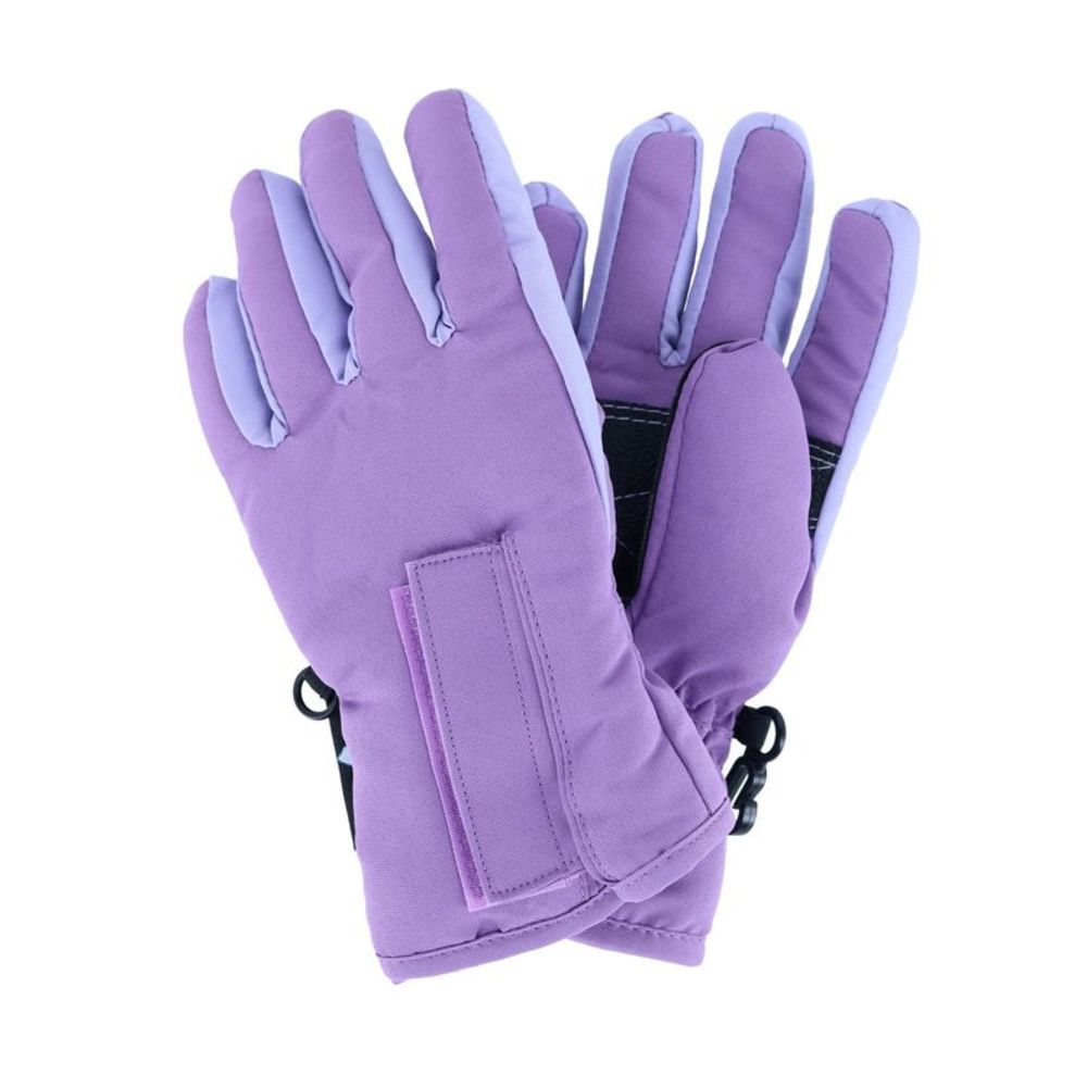 Grand Sierra Toddler 2-4 Taslon Center Opening Ski Glove, Purple
